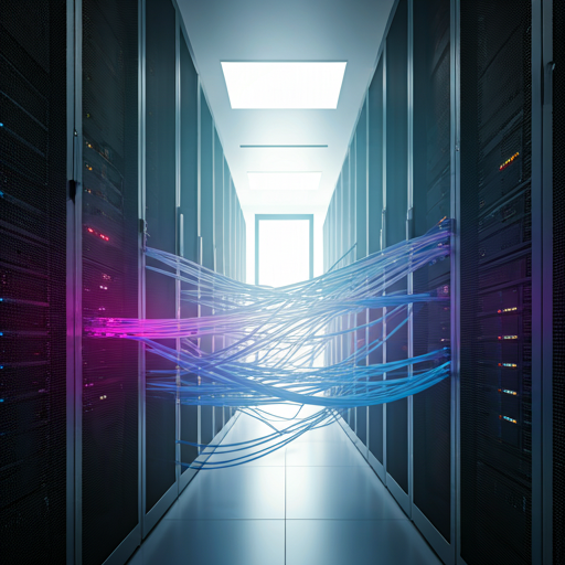 Visuale cybersecurity con scudo digitale e minacce collegate